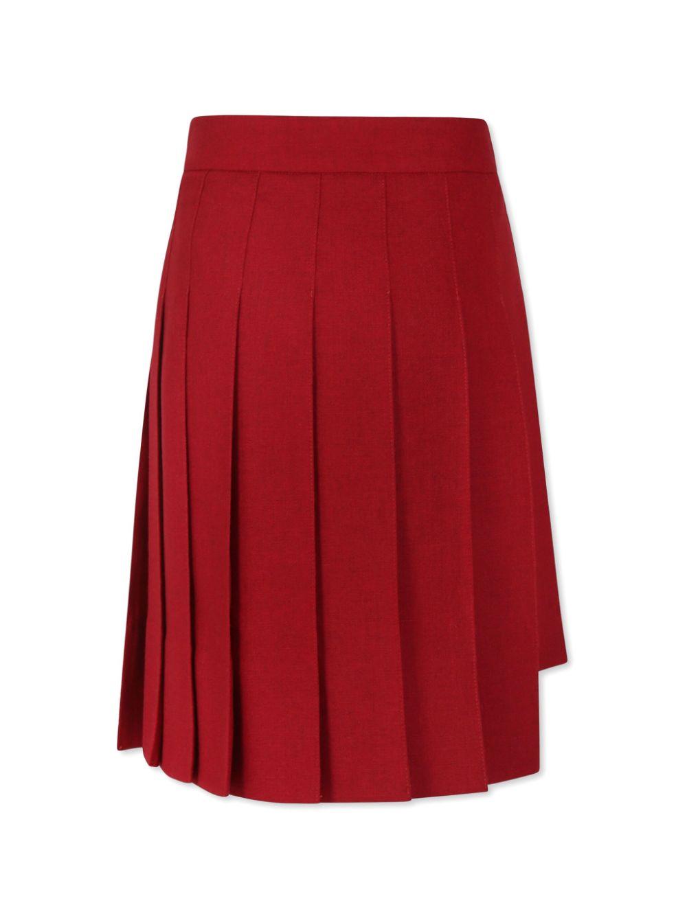 Fendi Kids gonna plissettata JFE154AS5A F1PNH FENDI KIDS 