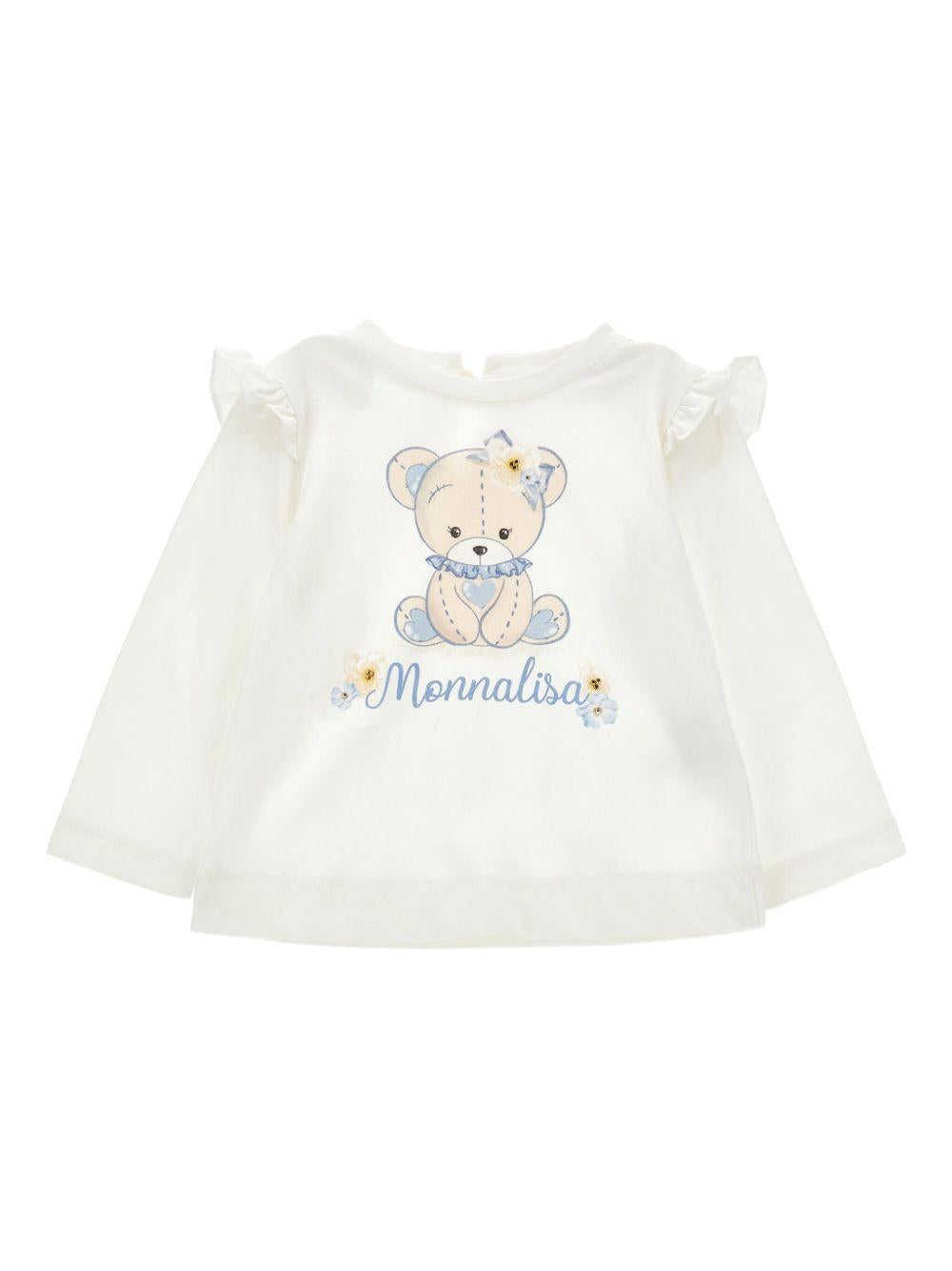 Monnalisa t-shirt con orsetto 39F6126005 0158 MONNALISA 