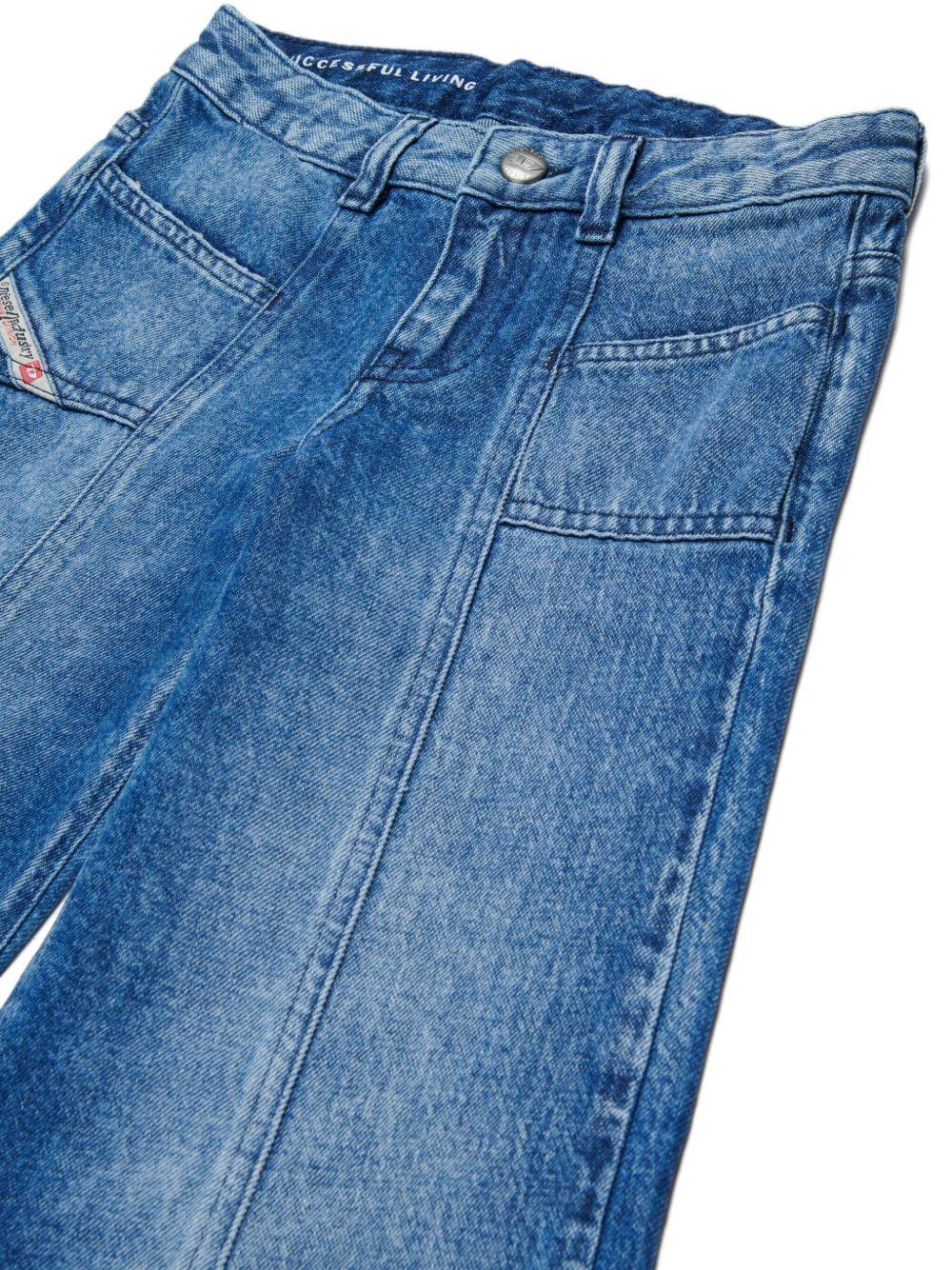 Jeans per bambina Diesel Kids a zampa J02343KXBSV K01 DIESEL KIDS 