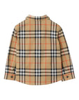 Camicia per neonato Burberry Kids in check 8121242 B9368 BURBERRY KIDS 