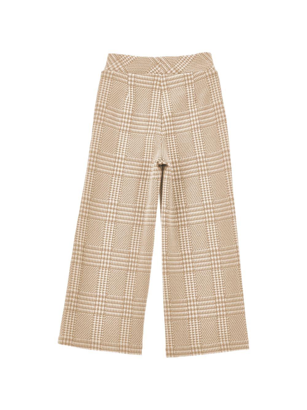 Pantaloni per bambina Monnalisa pied de poule 17H4068217 0203 MONNALISA 