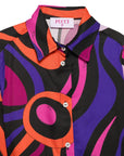 Camicia per bambina Pucci Junior con stampa PZ5A00K0298 930FU EMILIO PUCCI KIDS 