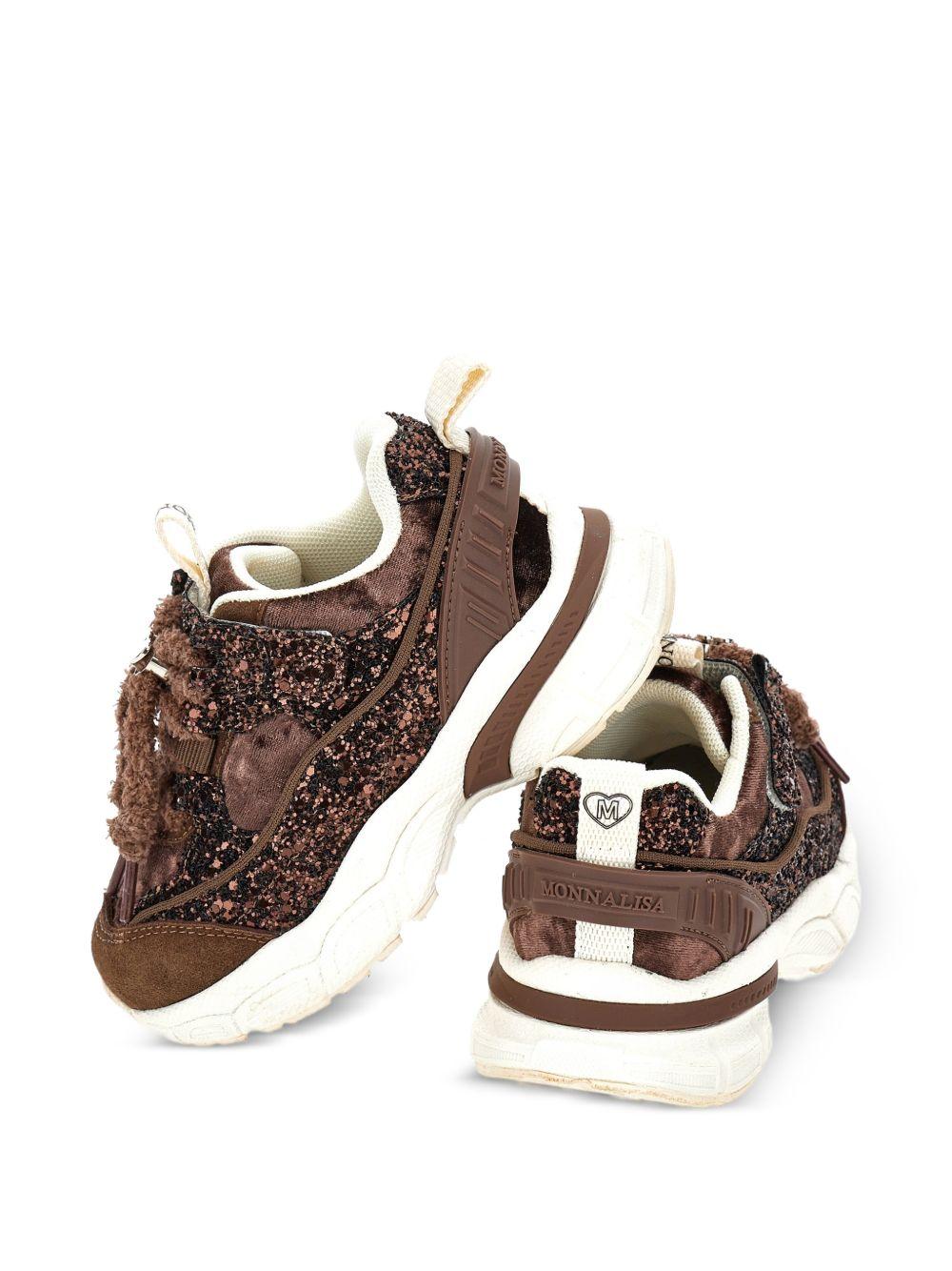 Sneakers per bambina Monnalisa Velour 8CH0068773 0006 MONNALISA 