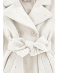 Cappotto per bambina Monnalisa con cintura 17H1118036 0001 MONNALISA 