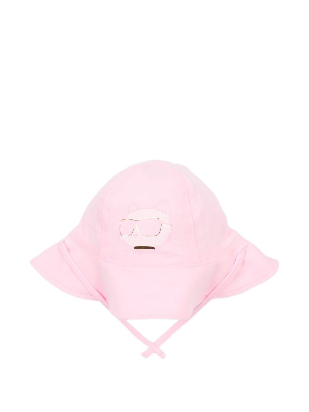 Cappello per neonata Karl Lagerfeld Kids reversibile Z31190 475 KARL LAGERFELD KIDS 