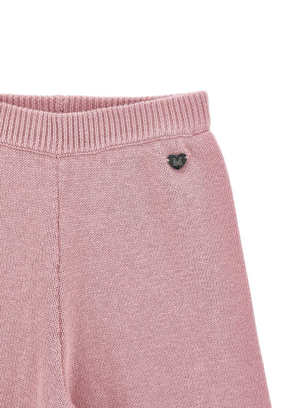 Pantaloni per bambina Monnalisa in maglia 17H4098060 0094 MONNALISA 