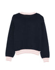 Maglia per bambina Off White Kids con logo OGHE002S26KNI001 410 OFF WHITE KIDS 