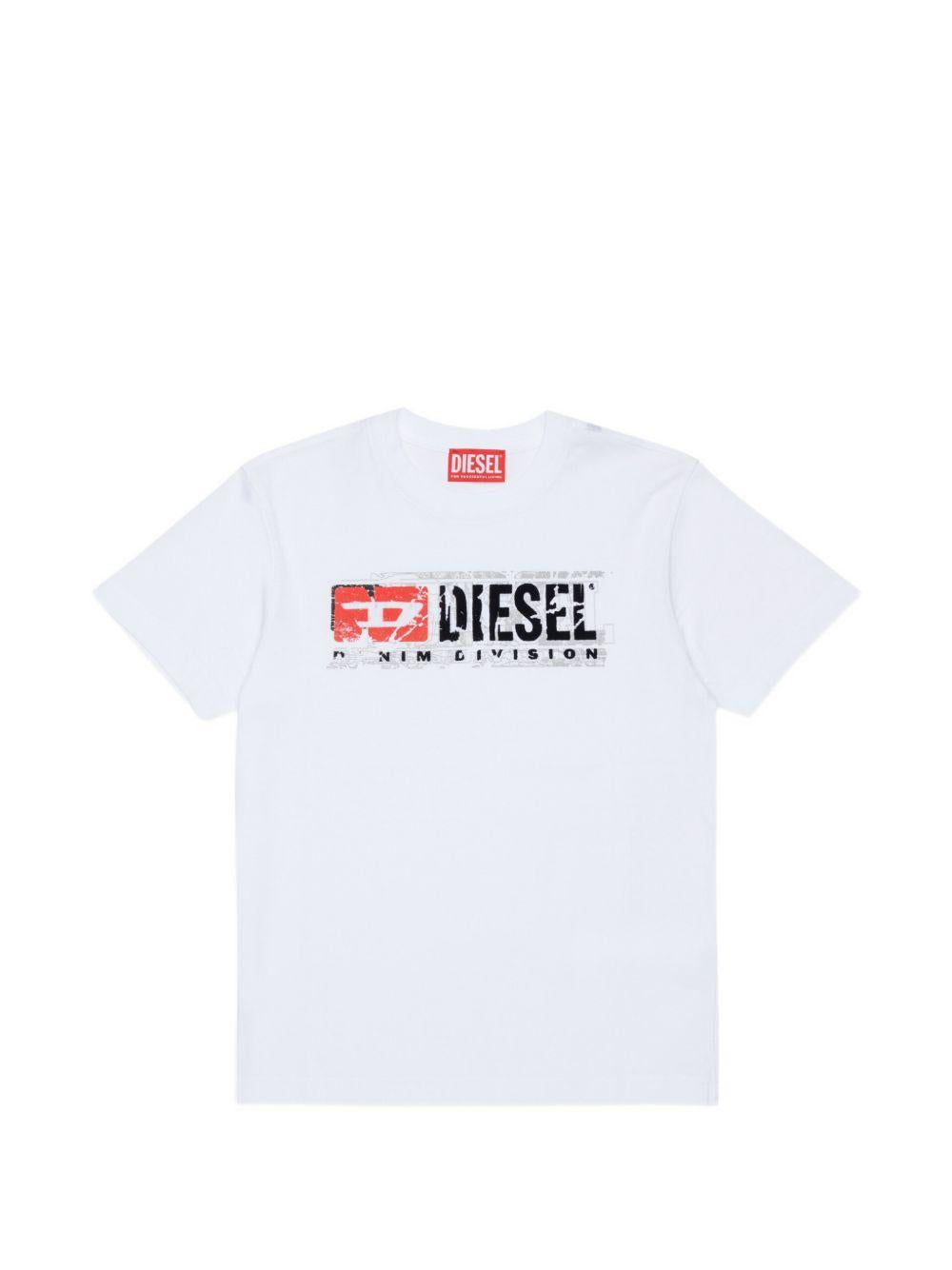 T-shirt per bambino Diesel Kids con logo J0297600YI9 K100 DIESEL KIDS 