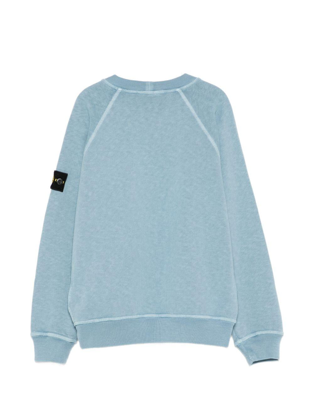 Felpa unisex Stone Island Junior girocollo L1S166100012S0060 V014A STONE ISLAND JUNIOR 