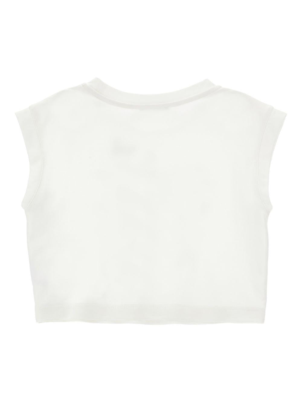 T-shirt per bambina Monnalisa con stampa 41G6077231 0001 MONNALISA 