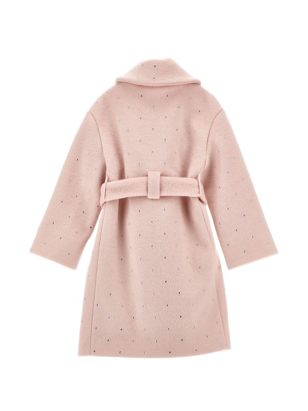 Cappotto per bambina Monnalisa con cintura 17H1118036 094F MONNALISA 