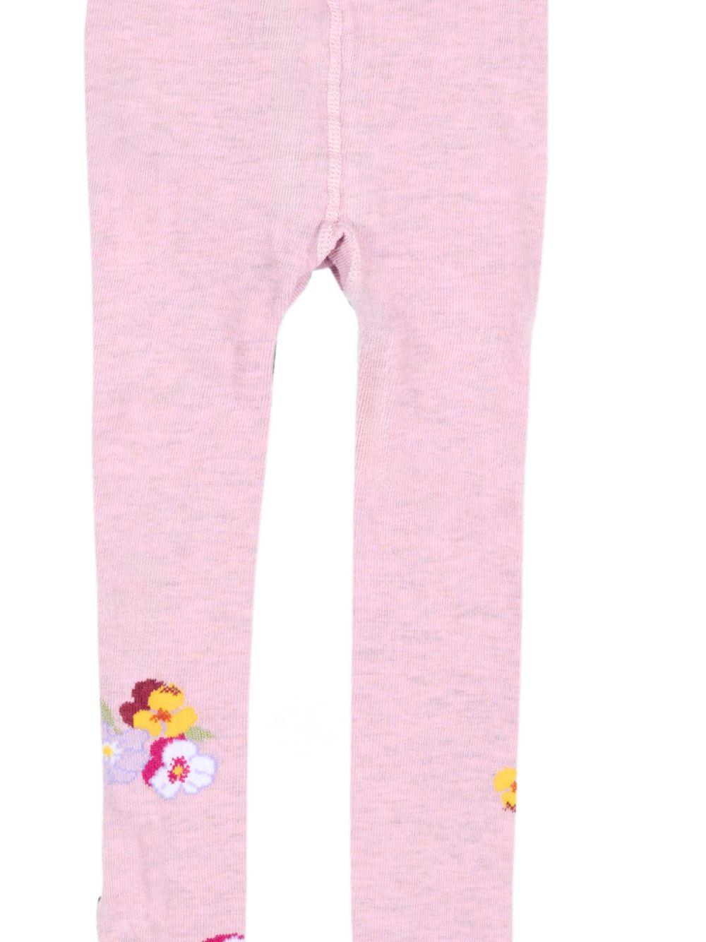 Collant per bambina Monnalisa a fiori 19H0088082 0063 MONNALISA 