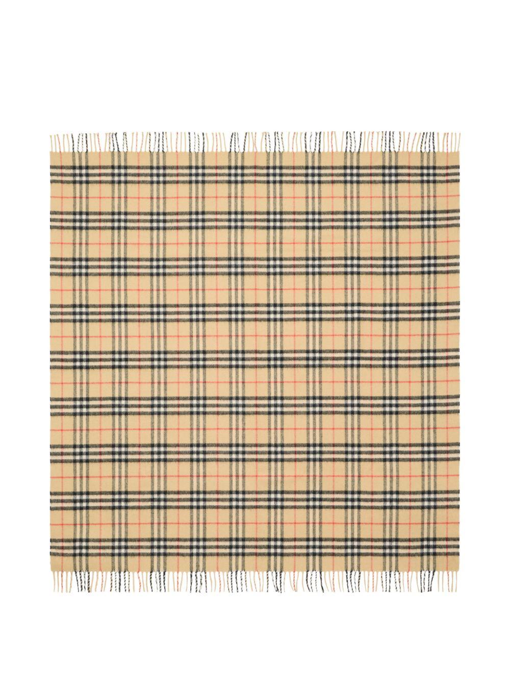 Coperta unisex Burberry Kids in check 8117406 B9368 BURBERRY KIDS 