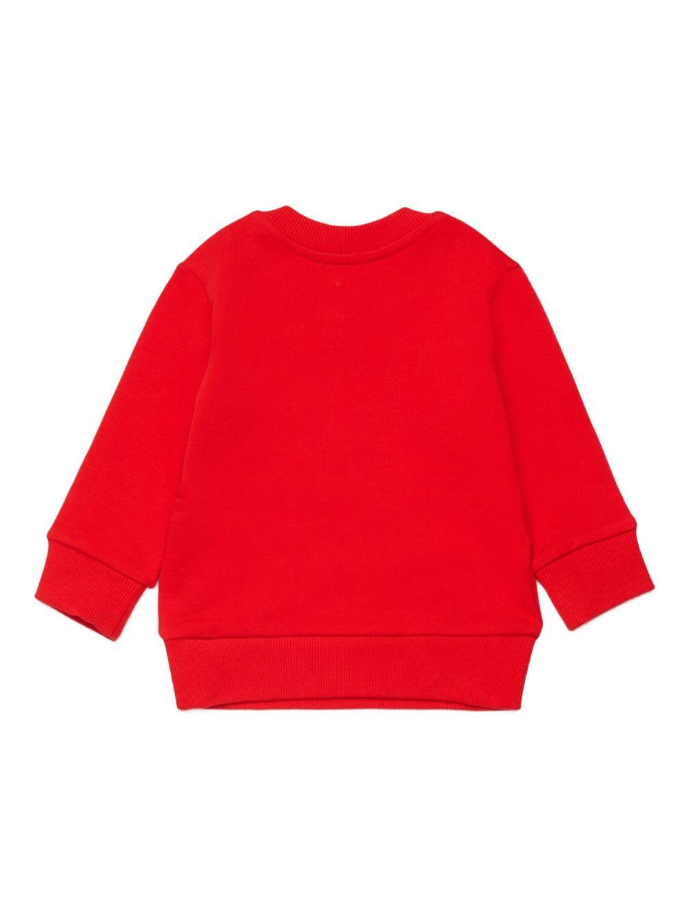 Felpa per neonato Diesel Kids con stampa K00752KYAVF K405 DIESEL KIDS 