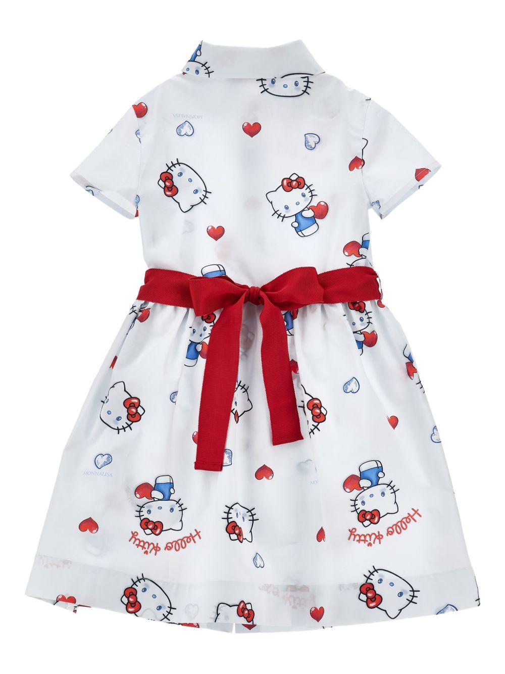 Abito per bambina Monnalisa con stampa 11G9187605 0099 MONNALISA 