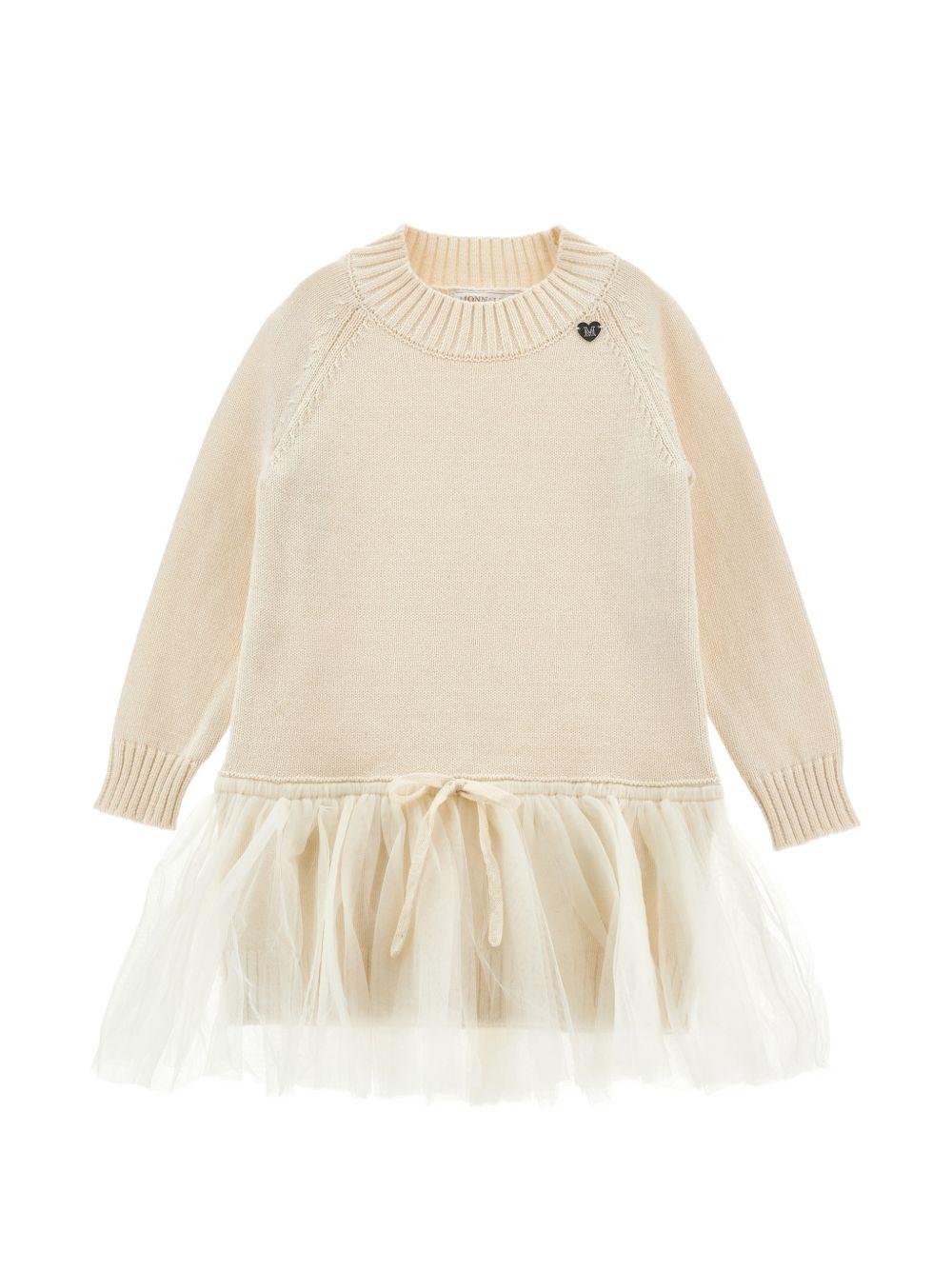 Abito per bambina Monnalisa in maglia 17H9008060 029F MONNALISA 
