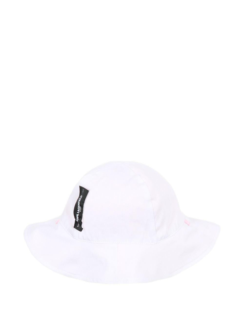 Cappello per neonata Karl Lagerfeld Kids reversibile Z31190 475 KARL LAGERFELD KIDS 