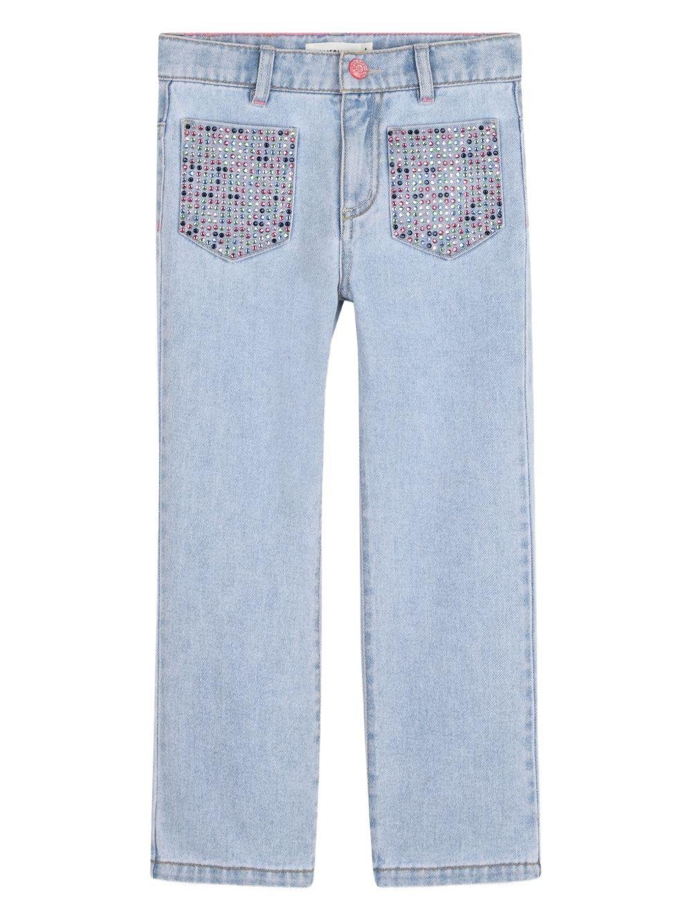 Jeans per bambina Billieblush con strass - Ninna Nanna
