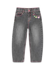 Jeans per bambina Billieblush cuori - Ninna Nanna