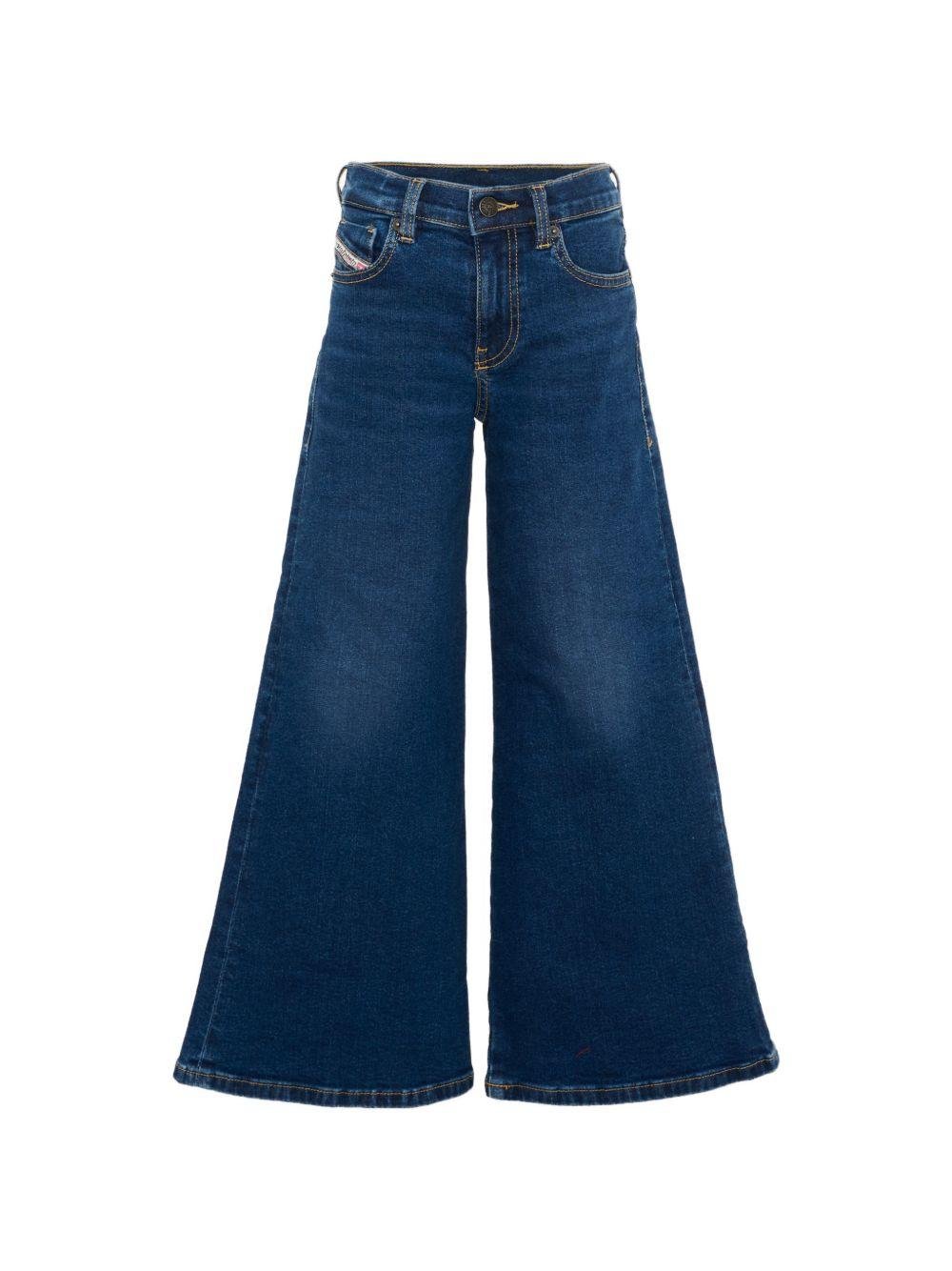 Jeans per bambina Diesel Kids a gamba larga - Ninna Nanna