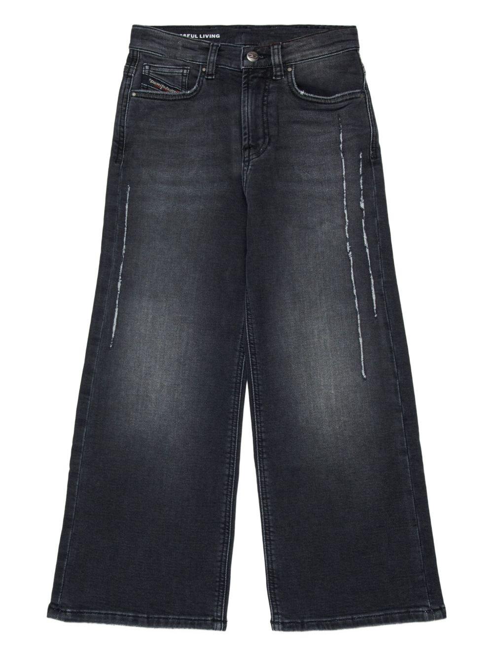 Jeans per bambina Diesel Kids gamba larga - Ninna Nanna