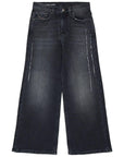 Jeans per bambina Diesel Kids gamba larga - Ninna Nanna