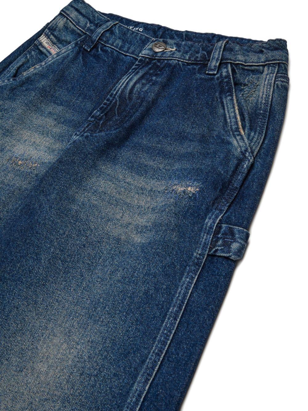 Jeans per bambina Diesel Kids larghi - Ninna Nanna