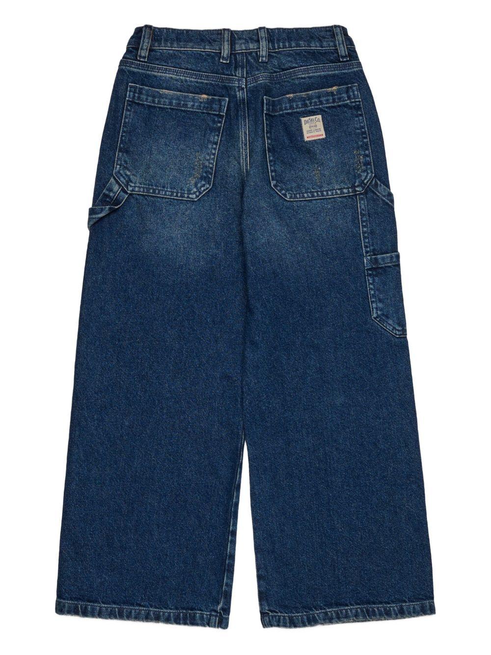 Jeans per bambina Diesel Kids larghi - Ninna Nanna