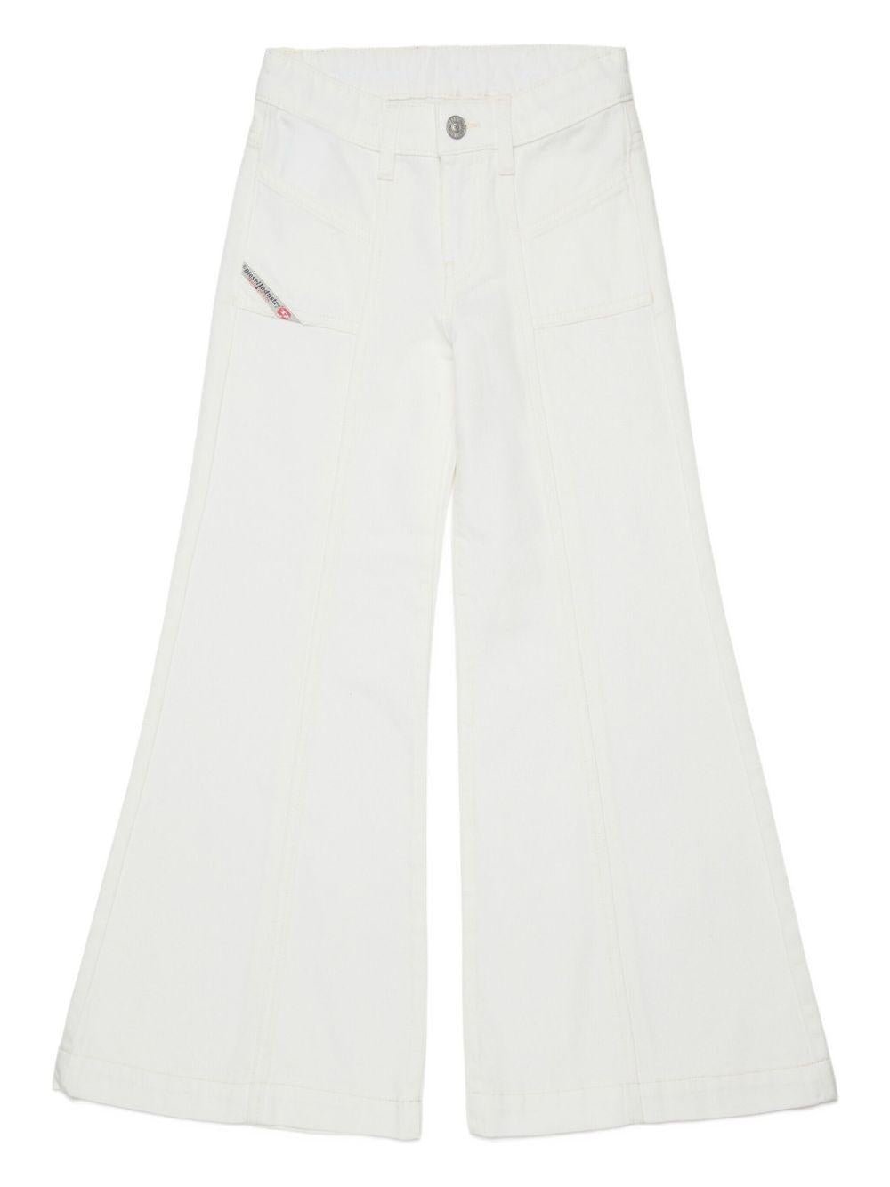 Jeans per bambina Diesel Kids svasati - Ninna Nanna