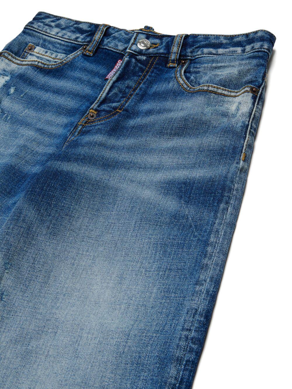 Jeans per bambina Dsquared2 Kids ampi - Ninna Nanna