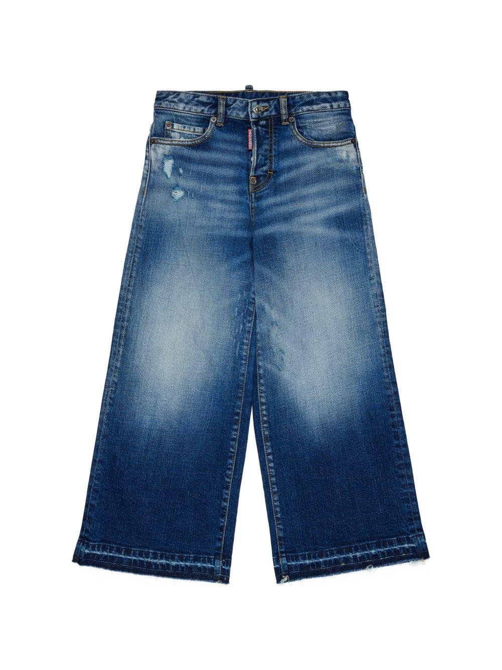 Jeans per bambina Dsquared2 Kids ampi - Ninna Nanna