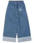 Jeans per bambina Fendi Kids a gamba larga - Ninna Nanna