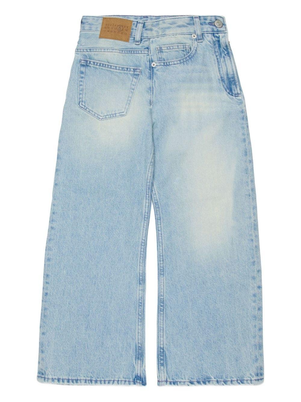 Jeans per bambina Maison Margiela Kids sbagliato - Ninna Nanna