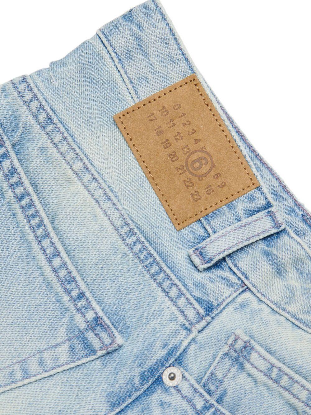 Jeans per bambina Maison Margiela Kids sbagliato - Ninna Nanna