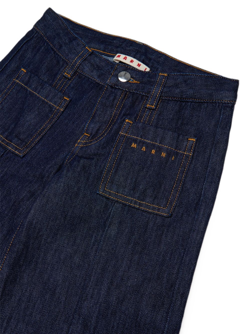 Jeans per bambina Marni Kids a gamba larga - Ninna Nanna