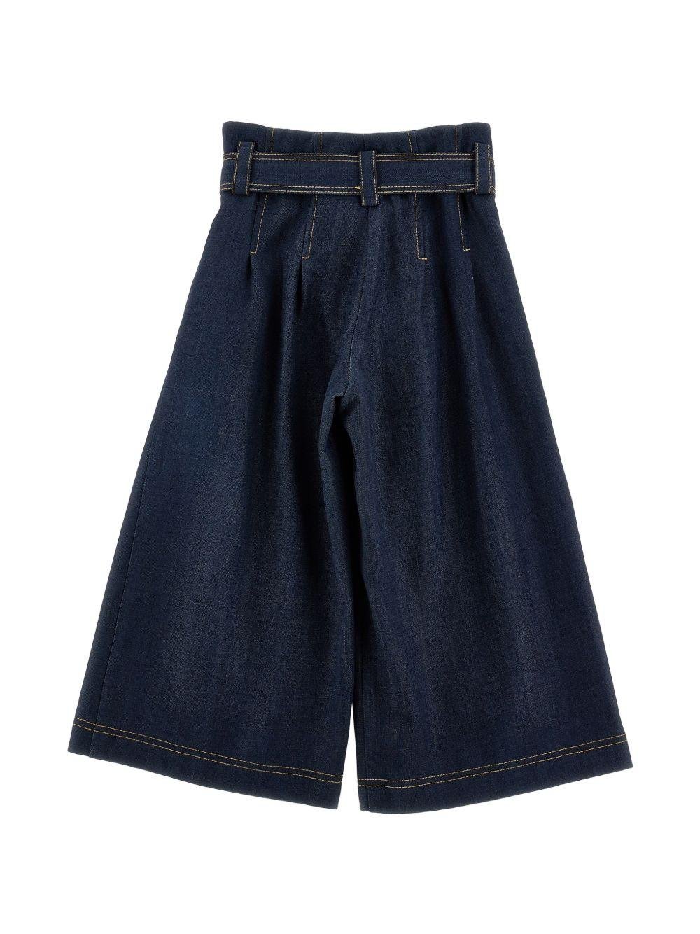Jeans per bambina Monnalisa con cintura - Ninna Nanna