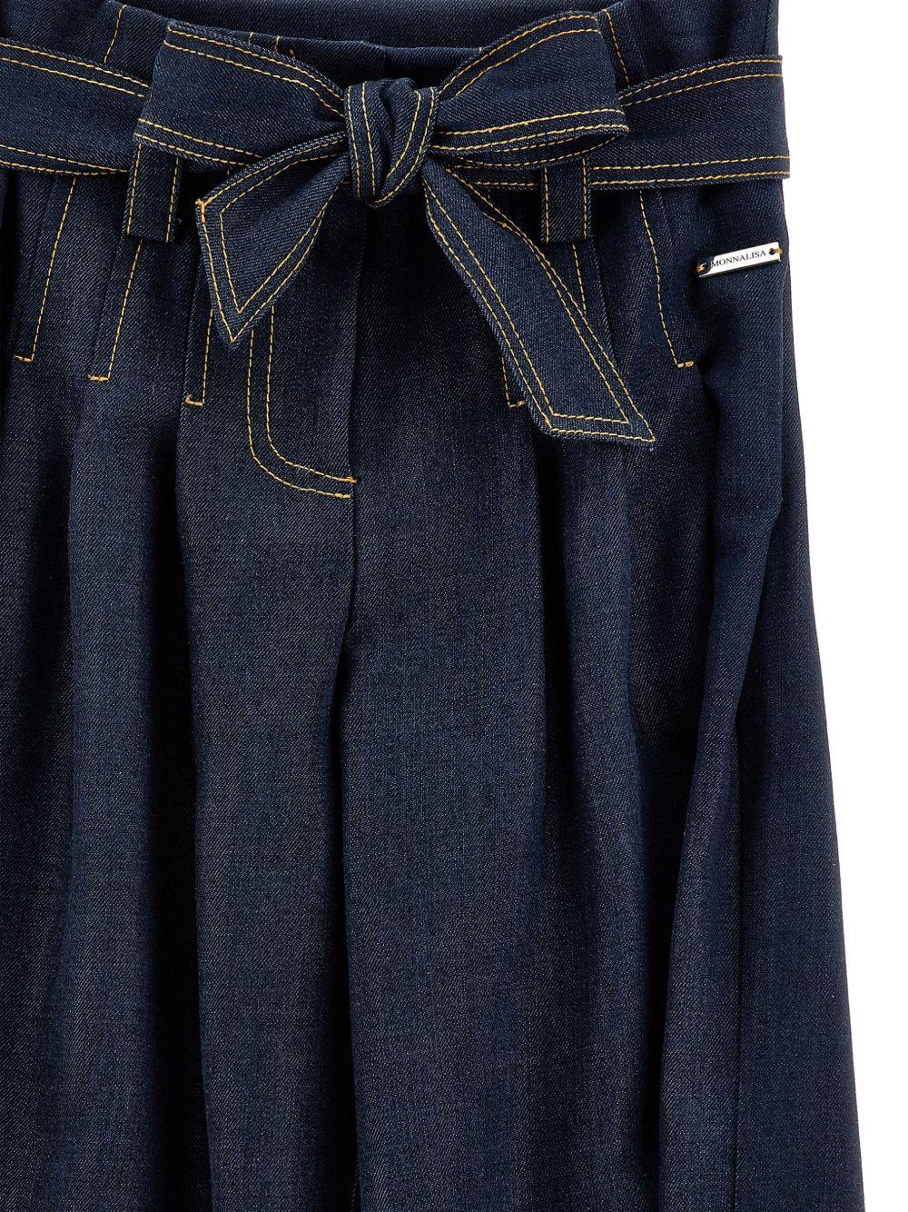Jeans per bambina Monnalisa con cintura - Ninna Nanna
