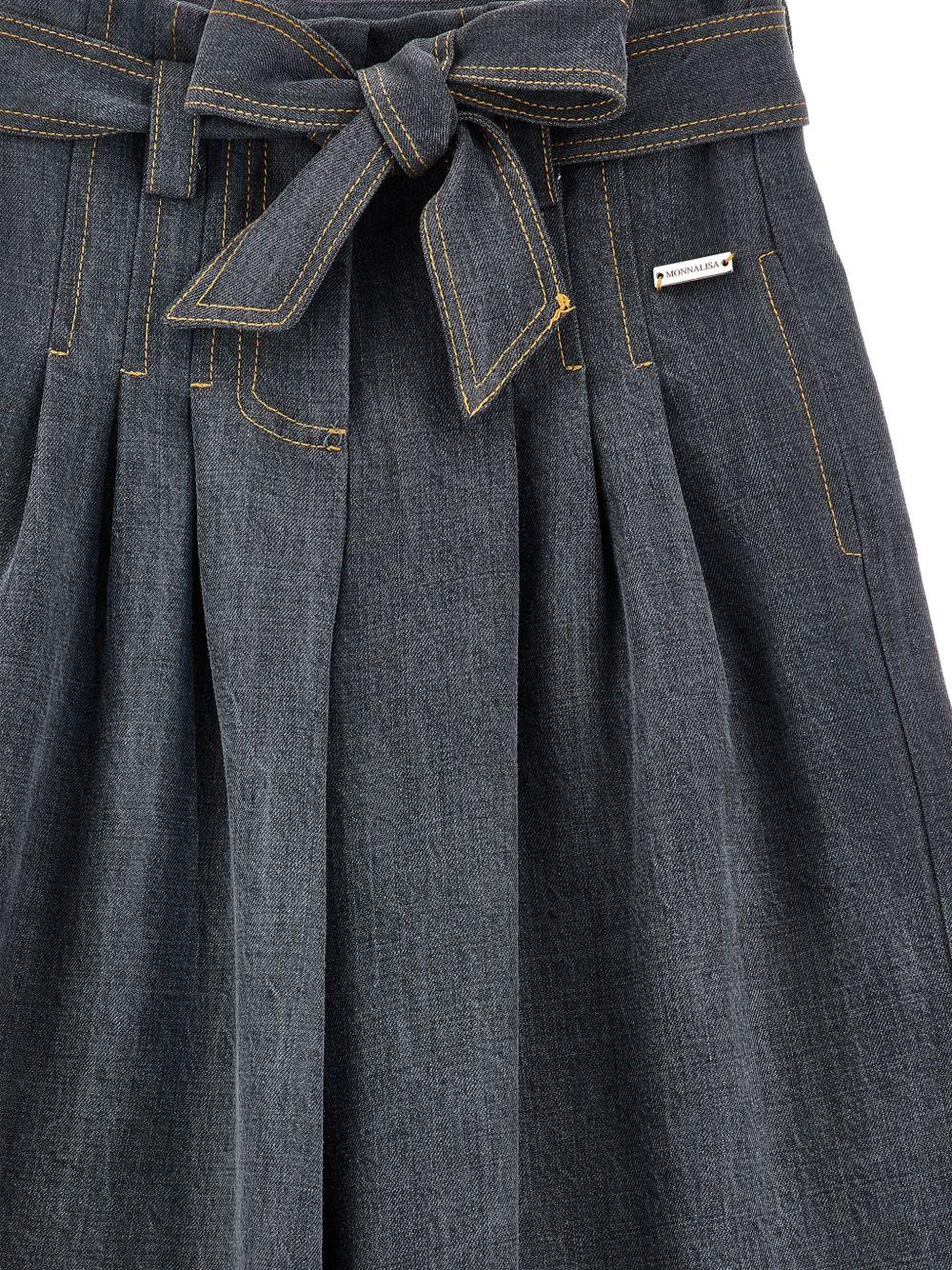 Jeans per bambina Monnalisa con cintura - Ninna Nanna