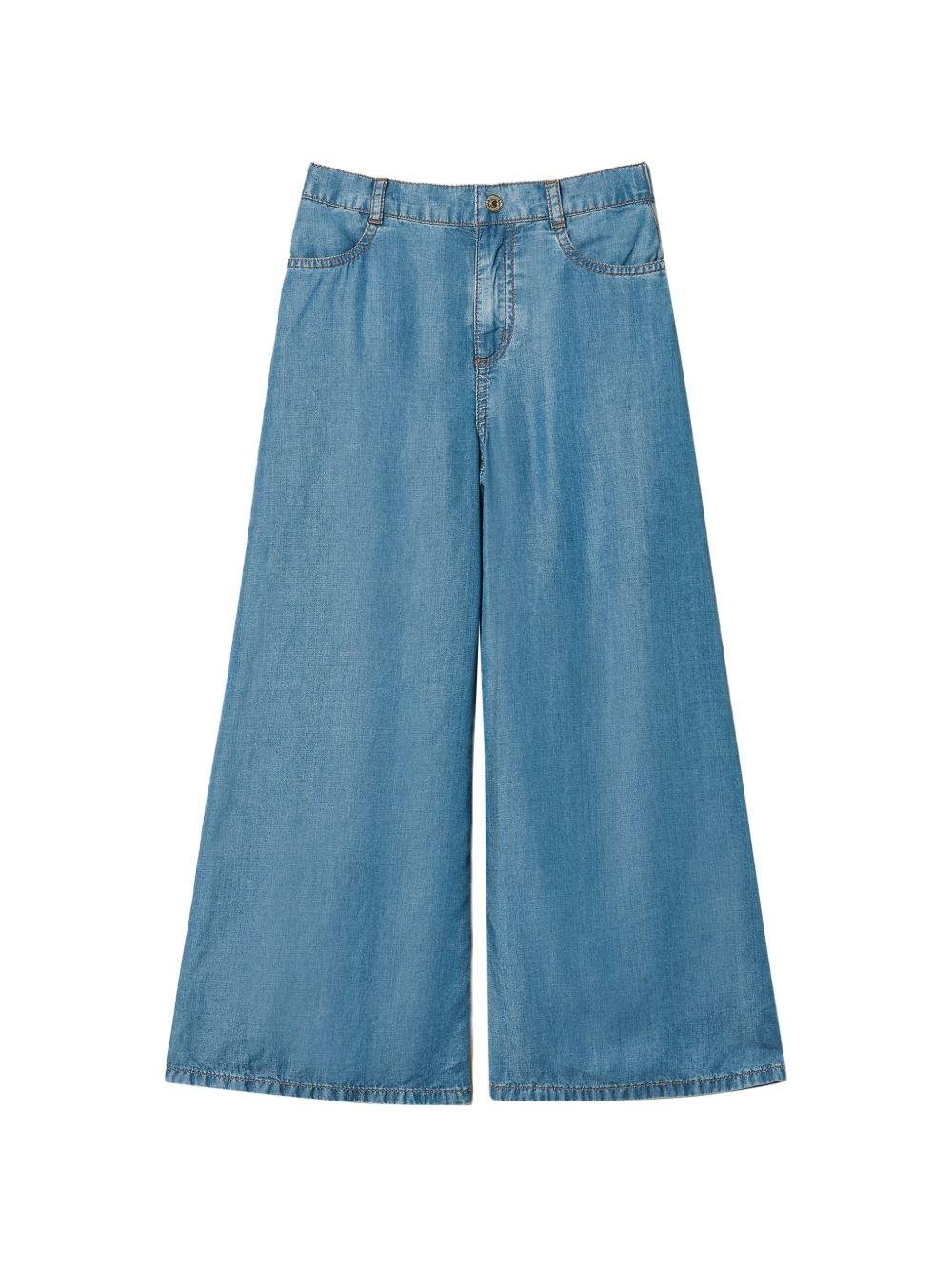 Jeans per bambina Twinset Kids ampi - Ninna Nanna