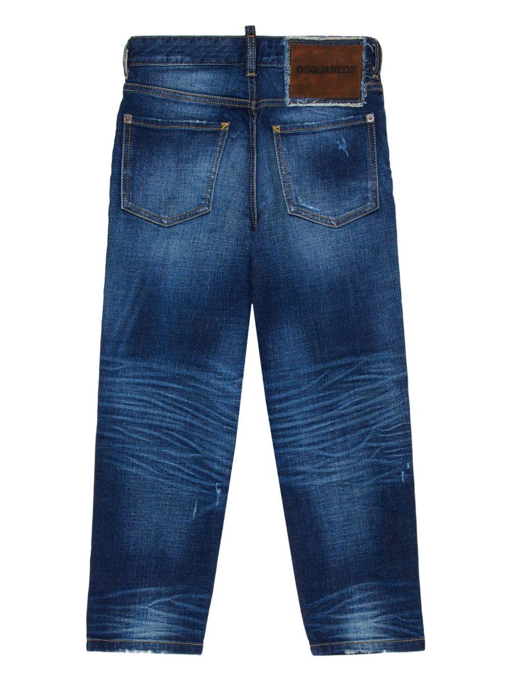 Jeans per bambino Dsquared2 Kids con strappi - Ninna Nanna
