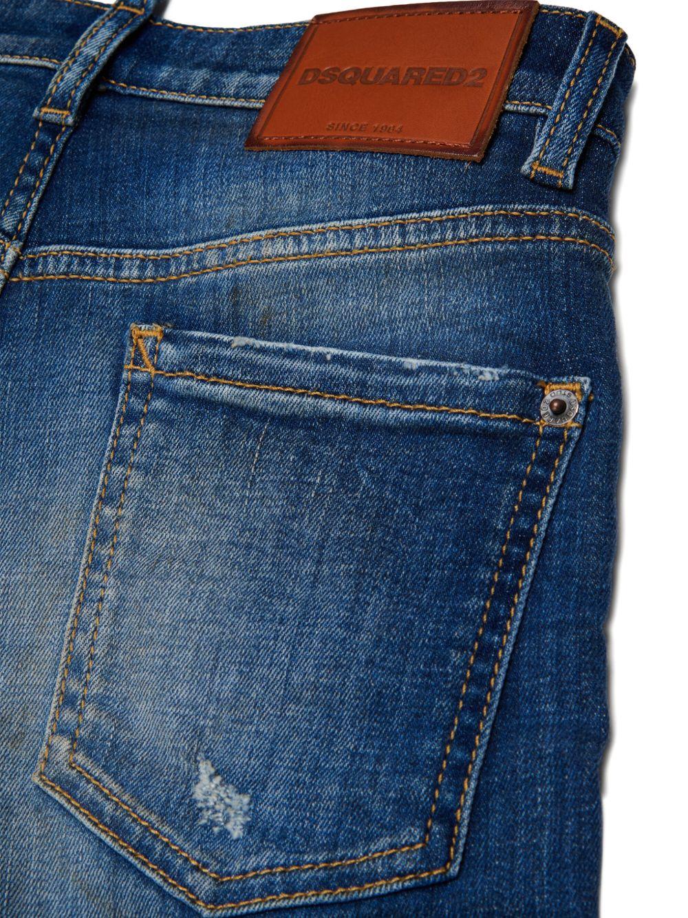 Jeans per bambino Dsquared2 Kids con strappi - Ninna Nanna