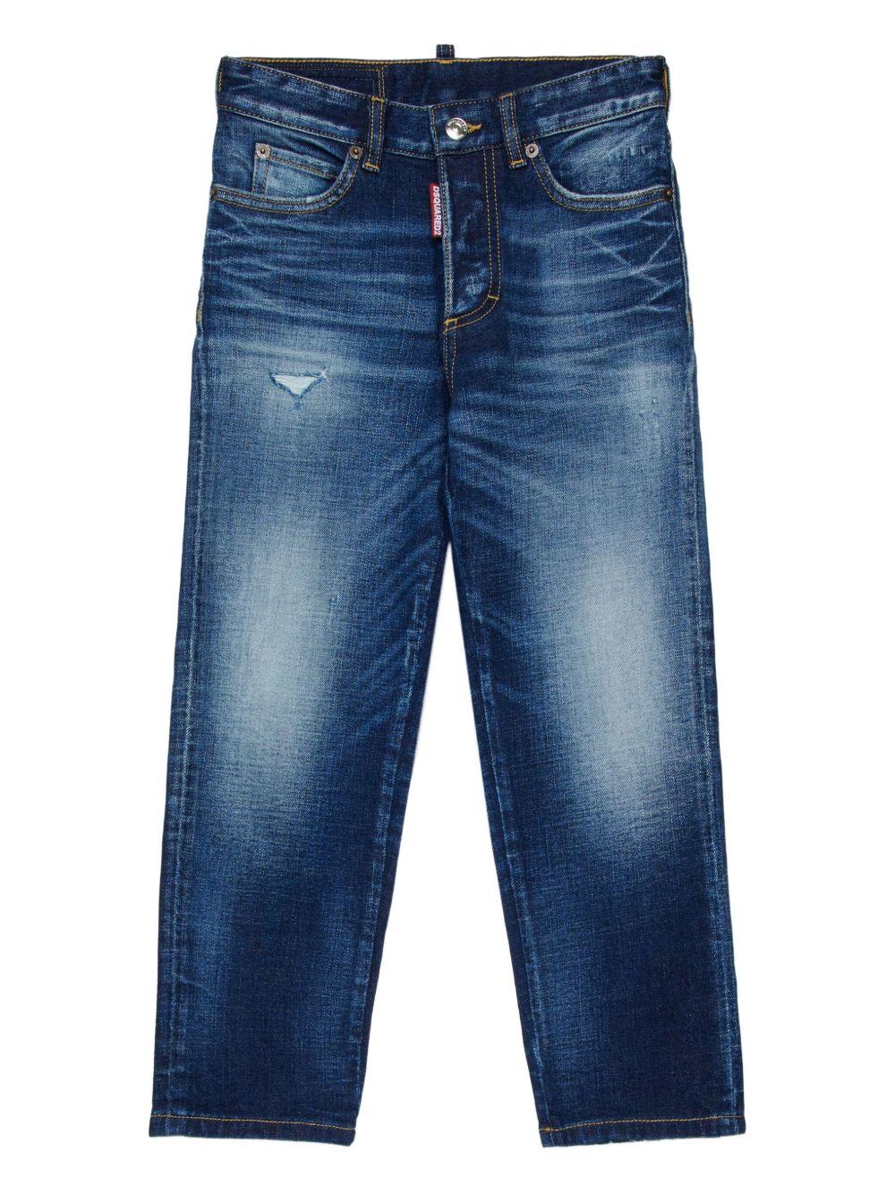 Jeans per bambino Dsquared2 Kids con strappi - Ninna Nanna