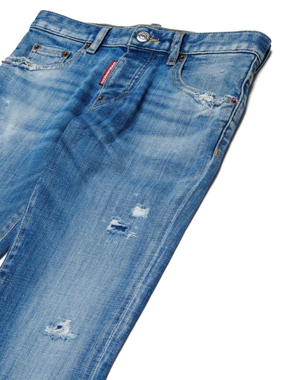 Jeans per bambino Dsquared2 Kids con strappi - Ninna Nanna