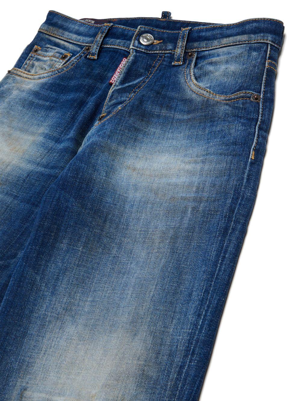 Jeans per bambino Dsquared2 Kids con strappi - Ninna Nanna