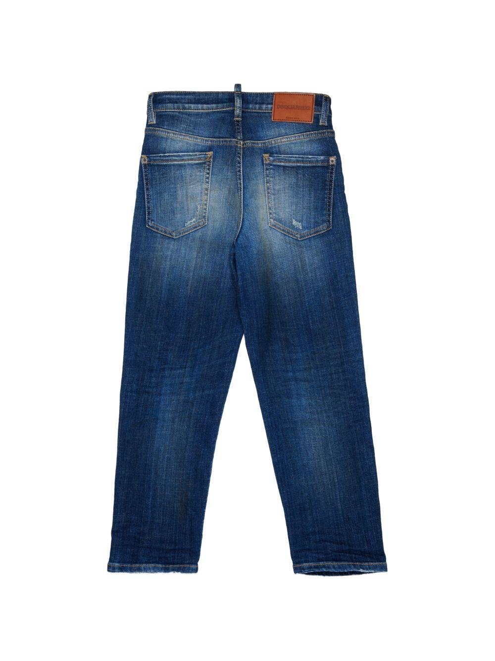 Jeans per bambino Dsquared2 Kids con strappi - Ninna Nanna