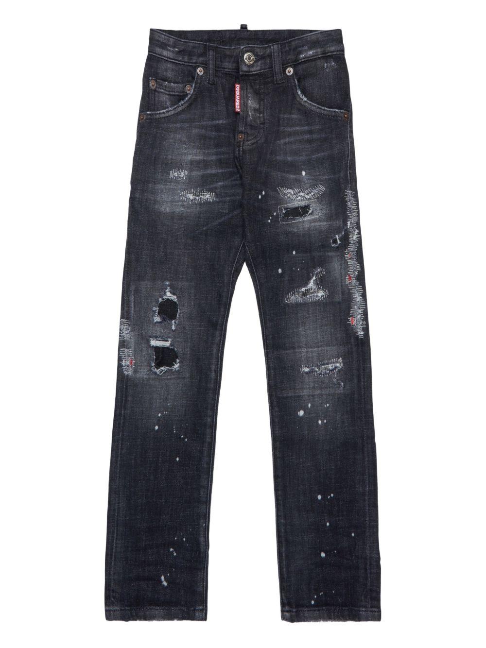 Jeans per bambino Dsquared2 Kids strappati - Ninna Nanna