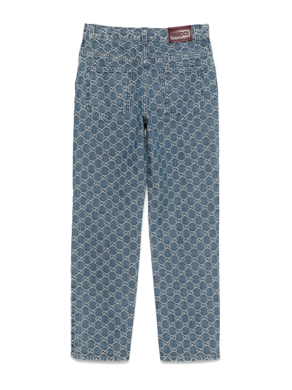 Jeans per bambino Gucci Kids GG jacquard - Ninna Nanna