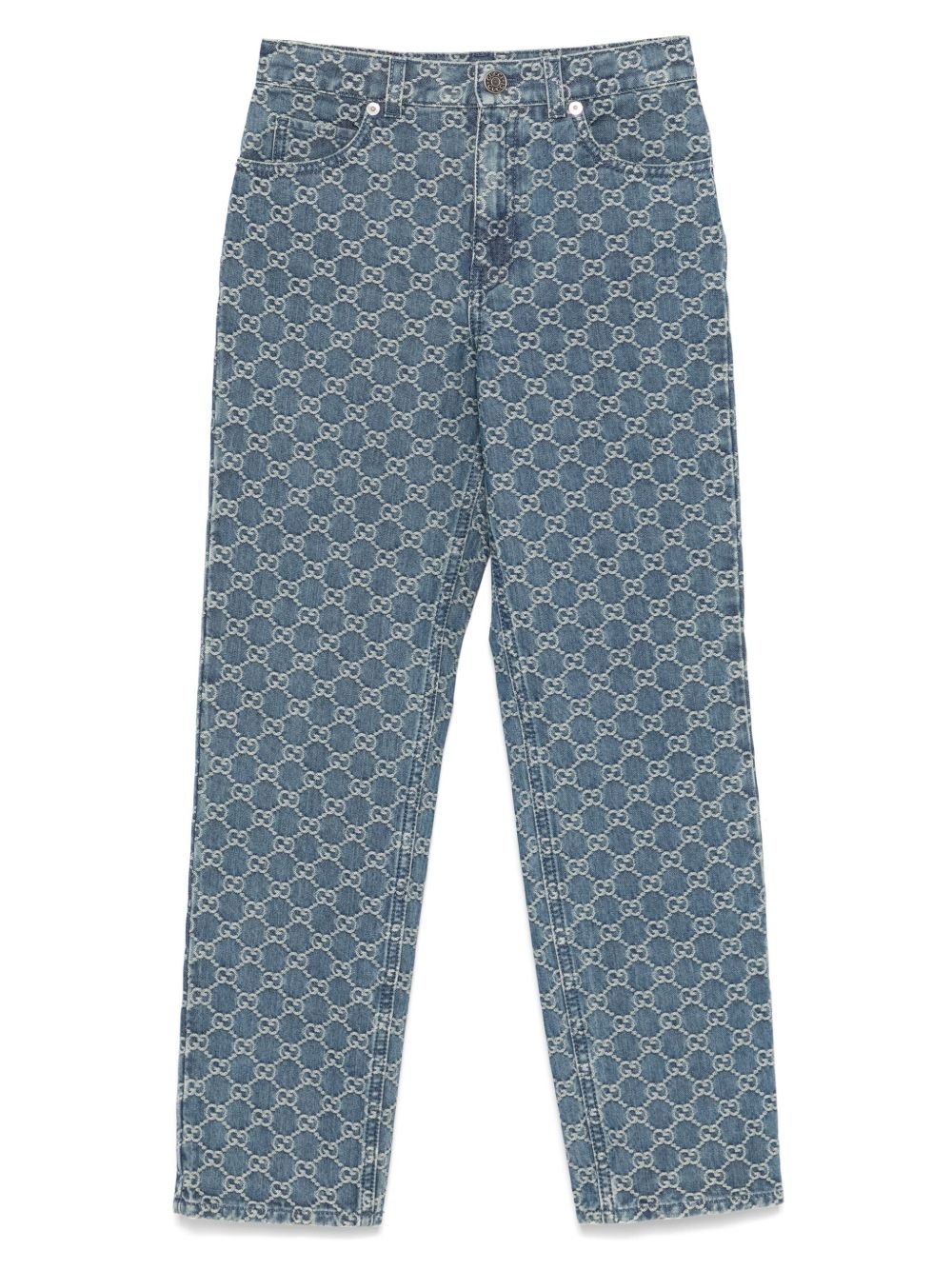 Jeans per bambino Gucci Kids GG jacquard - Ninna Nanna