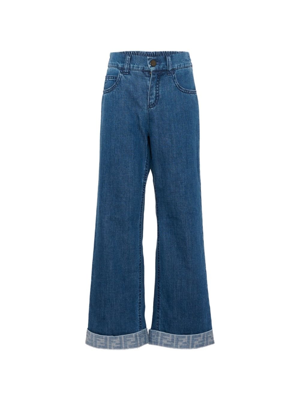 Jeans unisex Fendi Kids ampio - Ninna Nanna
