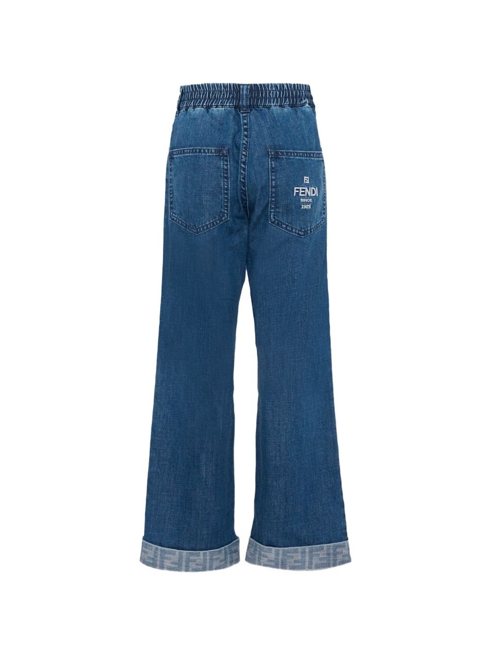 Jeans unisex Fendi Kids ampio - Ninna Nanna